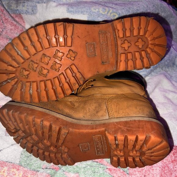 Timberland PRO Boots Waterproof Wheat Nubuck 6" Steel Toe Boots AS IS - Picture 2 of 11